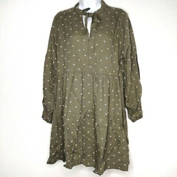 NWT | Zara Dotted Mini Mesh Dress with Tie | Size Small - Picture 4 of 6